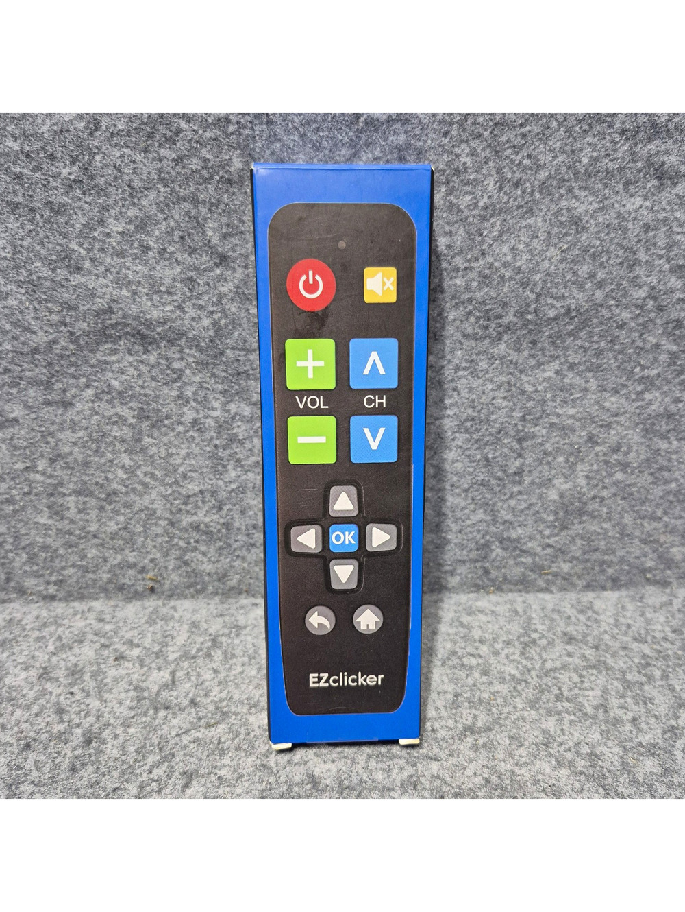 EZclicker Big Button TV Remote for Hisense HSN TV Wireless Long Range Black